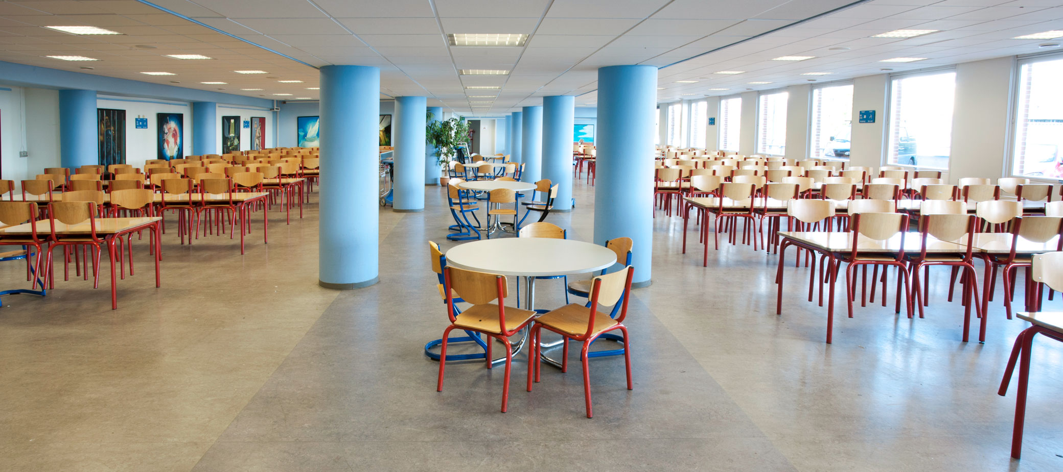 Universitätskantine vor der Bodensanierung