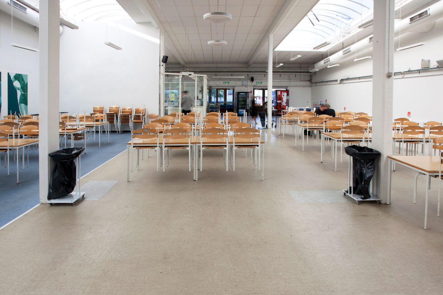 Universitätskantine vor der Bodensanierung